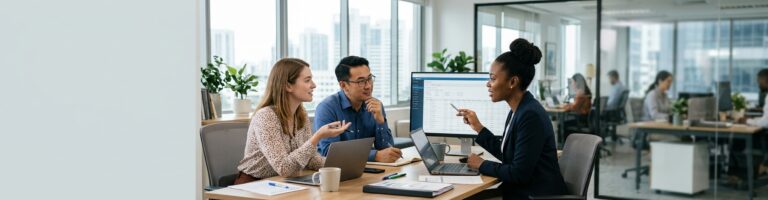 Time de RH implementando Data Literacy