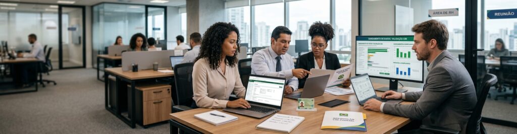 Time de RH entendendo Cin e eSocial: desafios de saneamento e compliance para RH